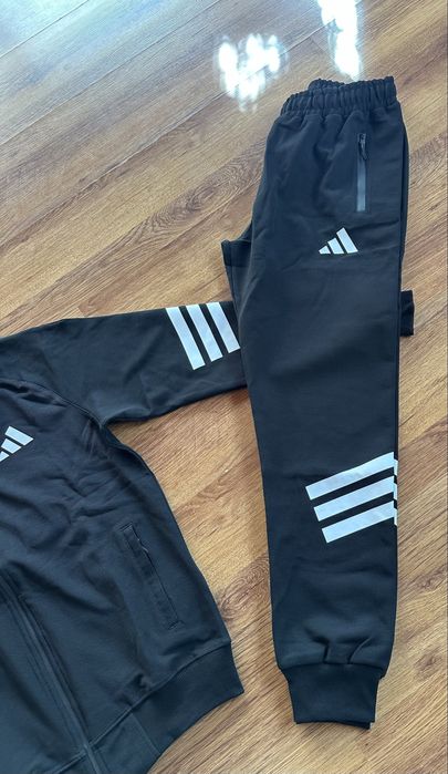Мъжки,памучен,черен екип Adidas
