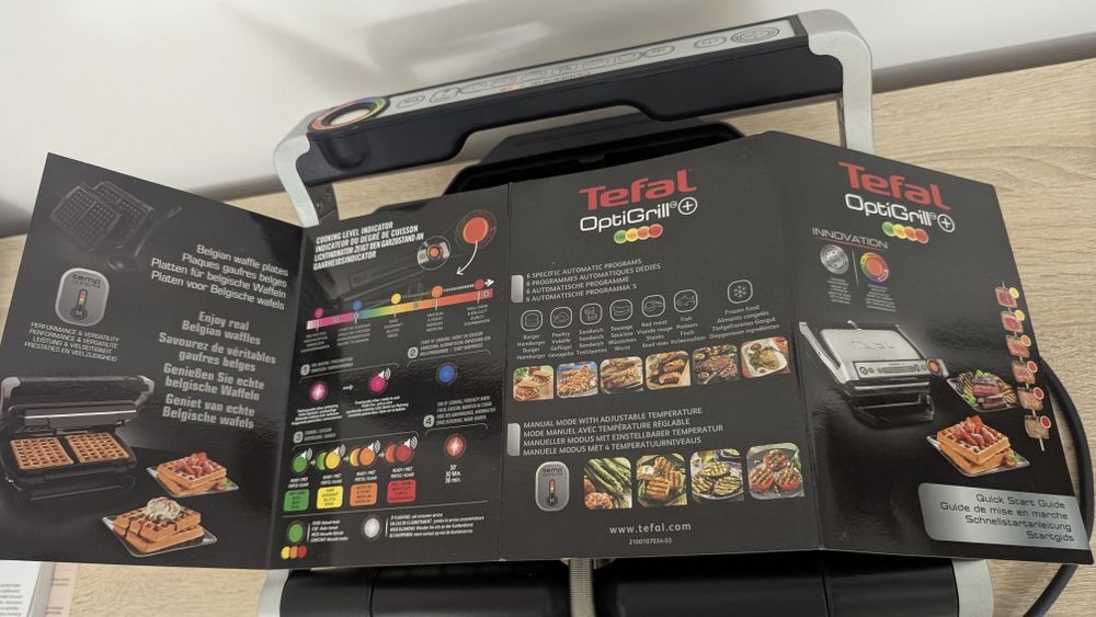 Gratar electric Tefal Optigrill+ Wafles GC716D12