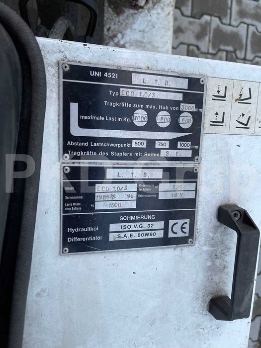 Stivuitor electric Lagertechnick Eco 1.0/3