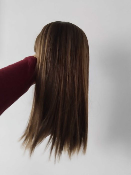 Руса перука на кичури омбре за 14 евро