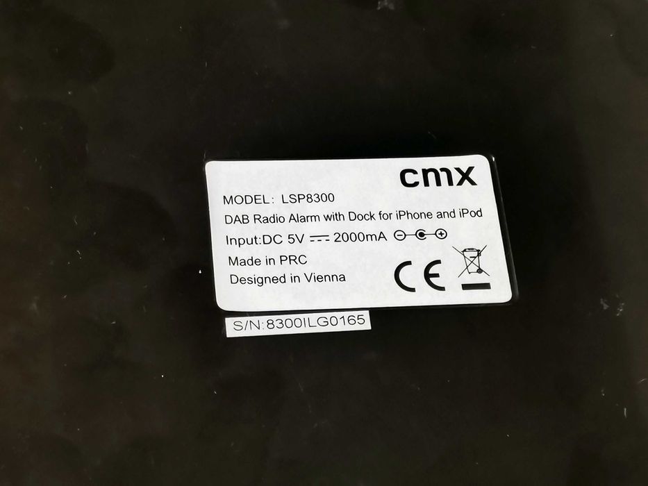 Boxa radio digitala CMX LSP 8300 DAB DAB+ FM AM iPhone iPod + jack 3.5