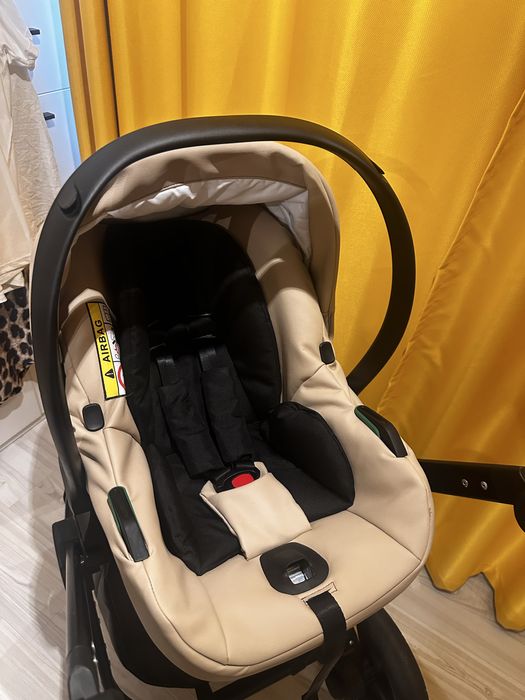 Cărucior 3 in 1 Krausman Topaz Lux Beige