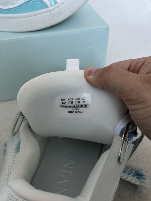 Lanvin Curb BabyBlue/ White