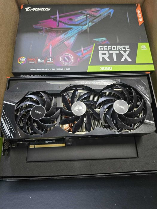 Placa video GIGABYTE AORUS GeForce RTX 3080 MASTER  10GB GDDR6X 320-bit