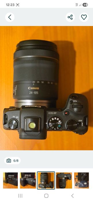 Vand camera foto mirrorless Canon RP, ca nou
