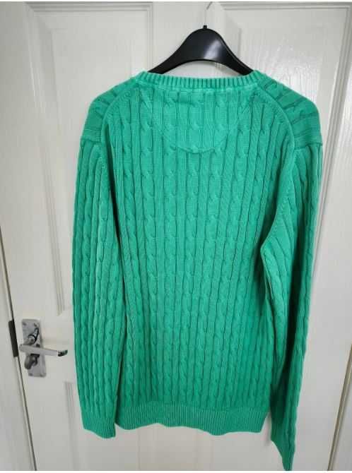 GANT НОВ -70% Cotton Cable knit мъжки пуловер