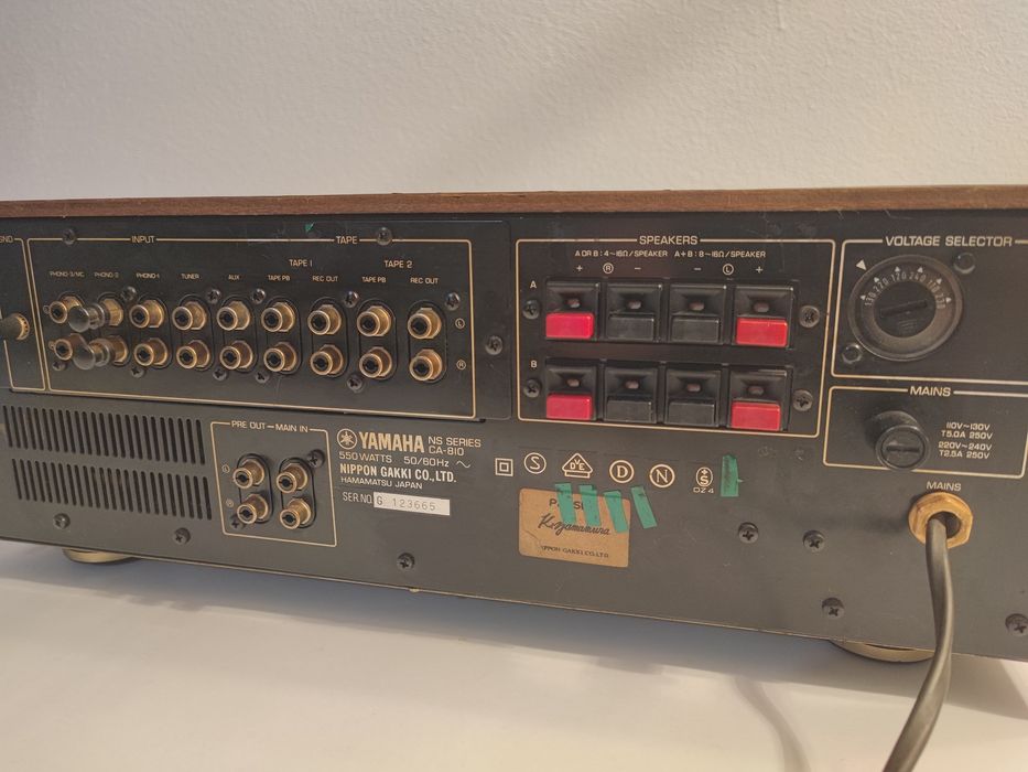 Amplificator Yamaha CA 810 statie carcasa lemn