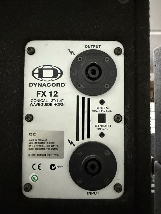 Vand sistem dynacord XA2 ( Fx20 - FX12 - XA4000 )