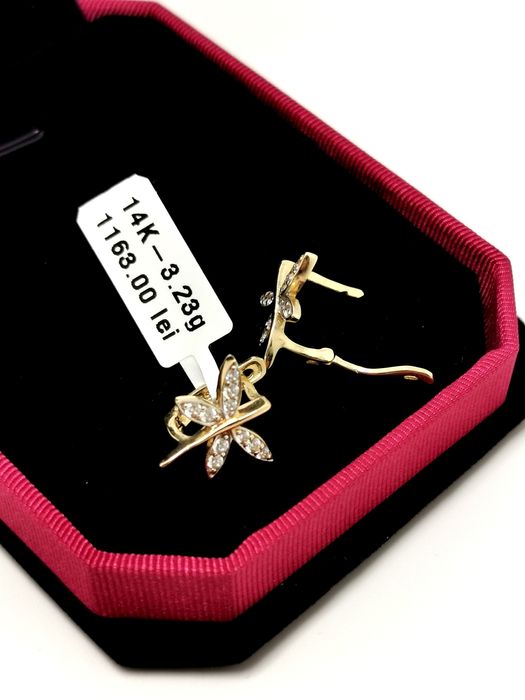 Bijuteria Royal cercei din aur 3.23 gr