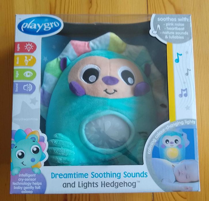 Playgro Играчка таралеж "Време е за сън"
