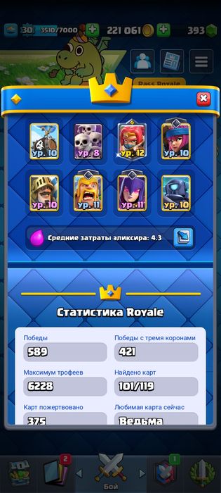 Акаунт клеш рояль