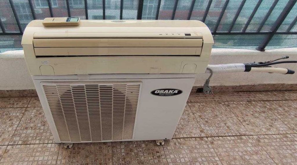 Климатик Osaka CH-12-JK работещ демонтиран фреона събран, дистанционно
