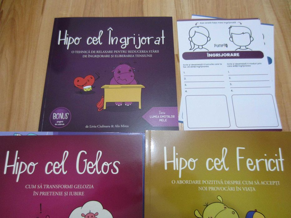 Set 6 carti Lumea Emotiilor Mele, PumpEQ - NOU