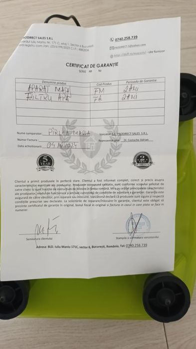 Aparat masaj in cutia originala si garanție,doar desfacut