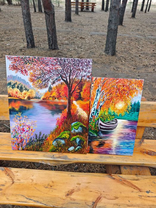 Картины маслом разных размеров