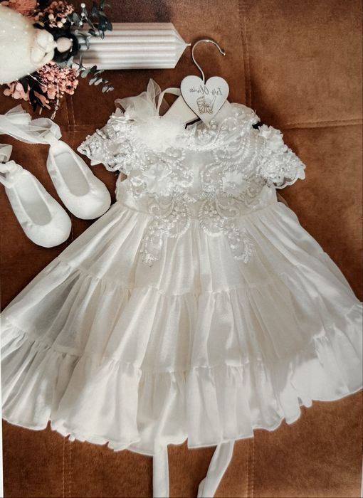 Rochie botez cosette 3-6 luni