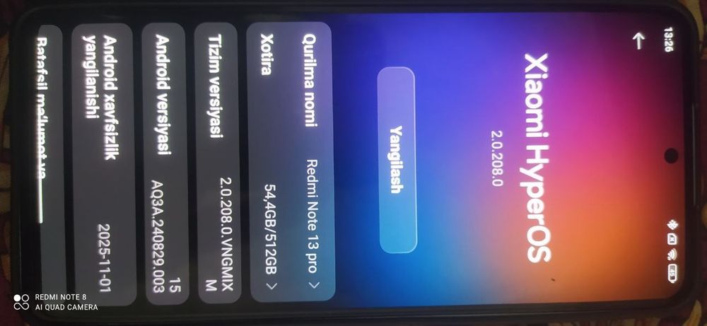Redmi note 13 4 G