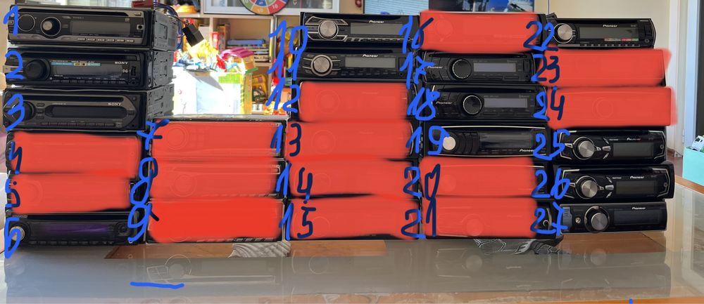 Pioneer Sony alpine kenwood lg cd плеъри