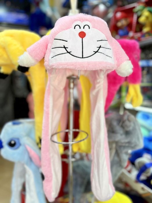 Шапка с уши/Шапки Стич/Покемон/Соник/Спайдърмен/Короми