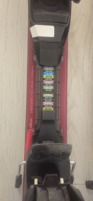 Schiuri 100 cm si clapari 19 cm Salomon - fete