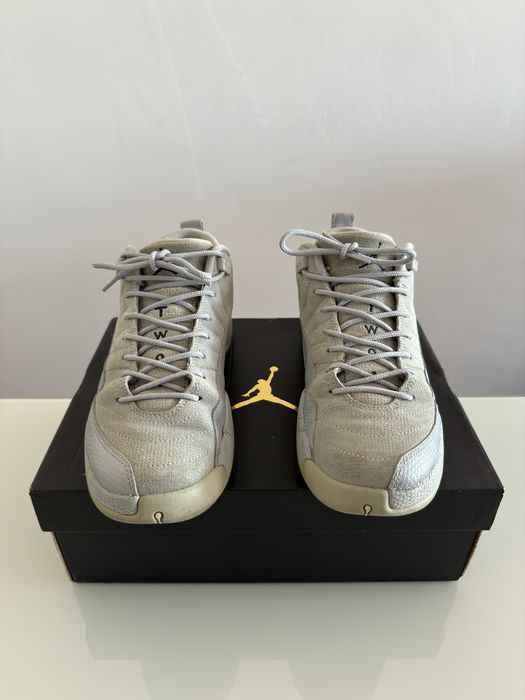 Adidași Air Jordan Retro 12 Low GS Wolf Grey