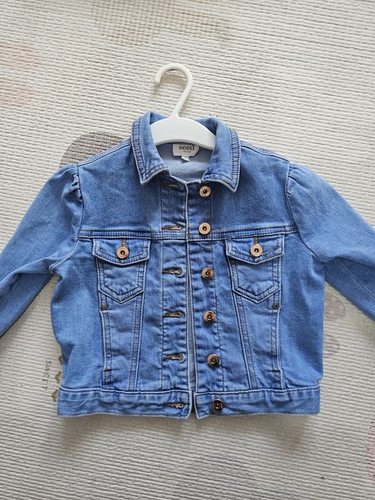 Дънково яке 92 размер за 2 годишно момиченце