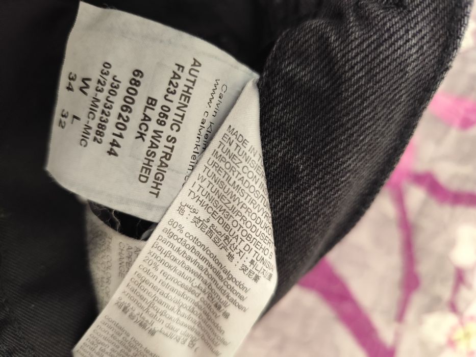 Джинсы calvin clein, 34 размер