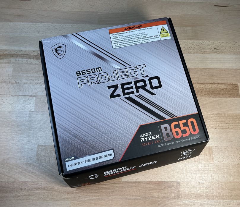 Placă de bază MSI B650M Project Zero – conectori pe spate,nouă