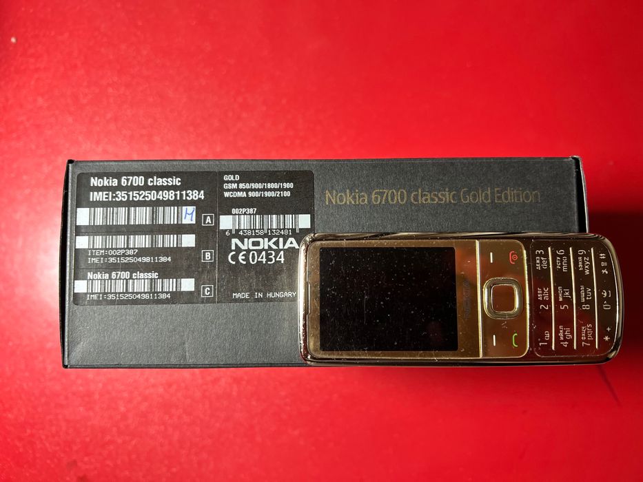 Öp Nokia 6700 Classic Gold Edition