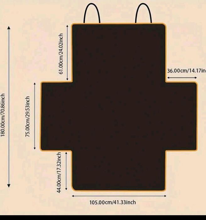 Здрава противоплъзгащаподложка за автомобил /голям размер.