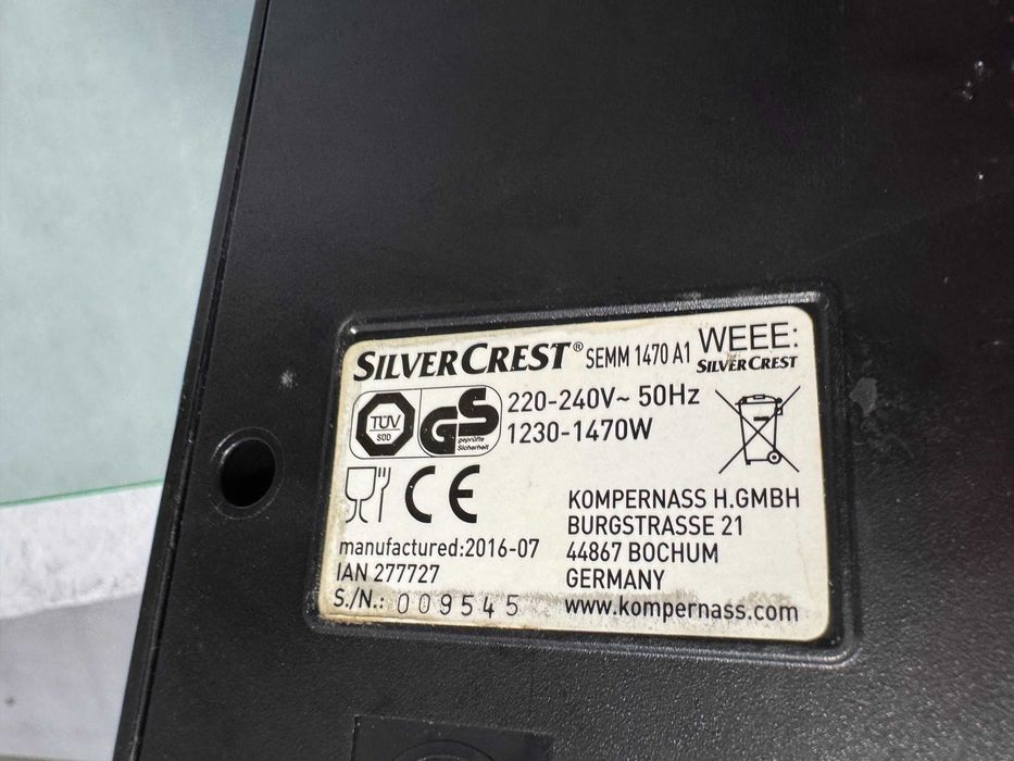 Кафемашина - SilverCrest 1470 W / 15 бара