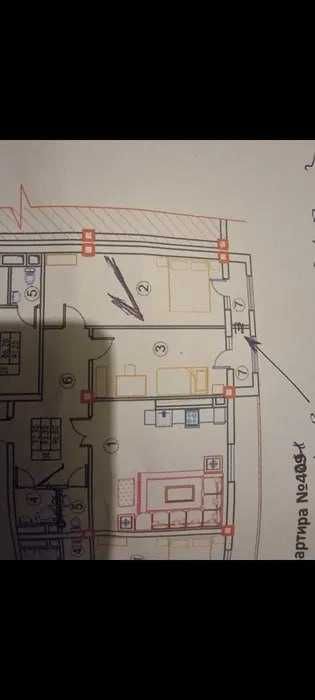 Жк  Salamatina 100м2 коробка с кадастром осталось 1 квартира;