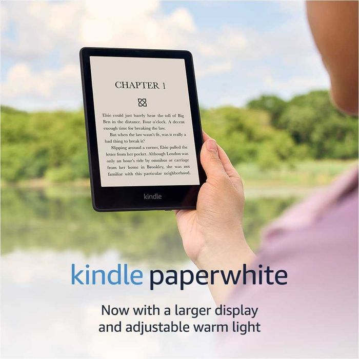 Kindle Paperwhite (8 GB)- 6.8 ekranli va moslashuvchan yorug'lik