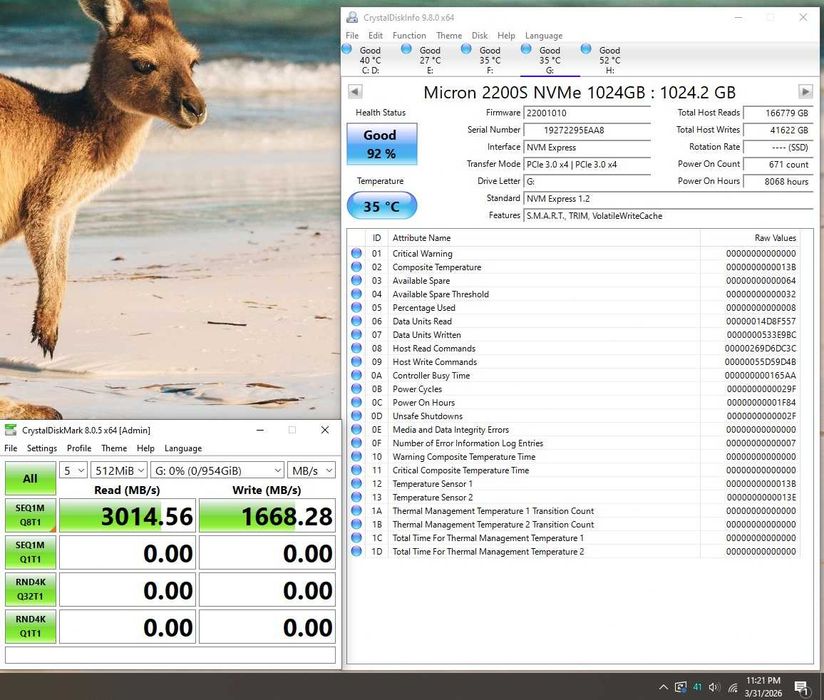 1TB M.2 NVMe - Western Digital SN730, Micron 2200S, Corsair MP510