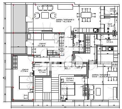 Четириетажна сграда под наем в центъра на София