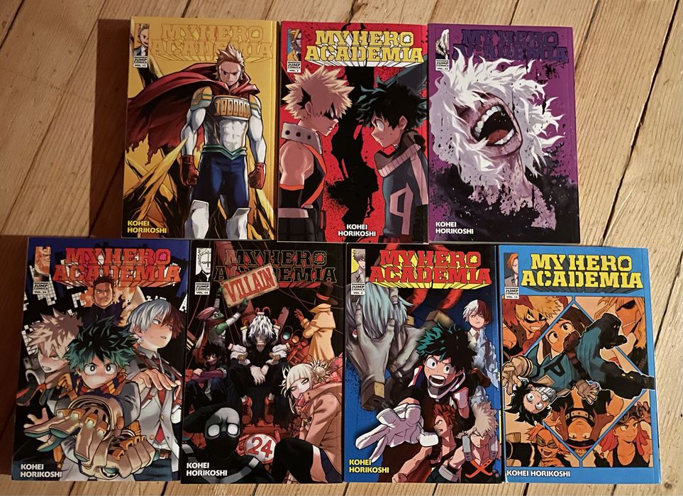 Манга my hero academia