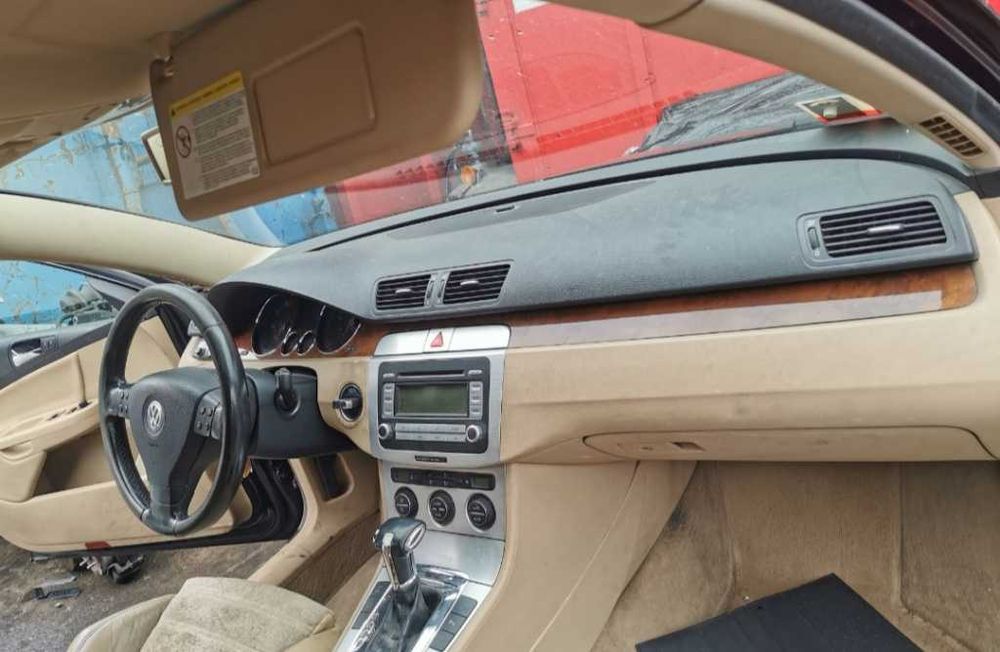 Volan cu comenzi piele 3 spite vw Passat B6 R-line