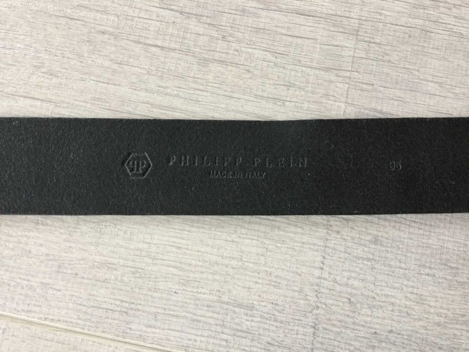 кожен колан от естедствена кожа PHILIPP PLEIN 95 см Made in Italy
