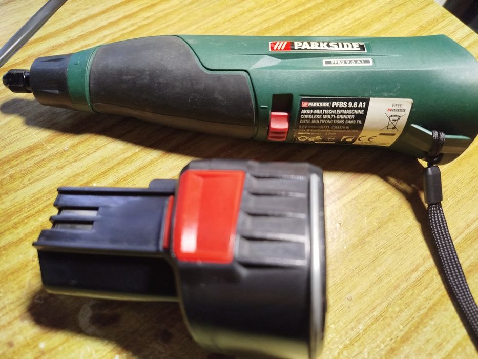 Parkside 9,6V mini șlefuitor
