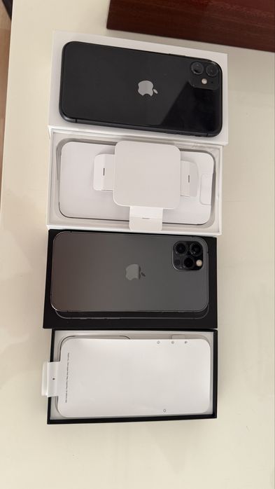 Pachet 2x iPhone – iPhone 12 Pro (128GB) + iPhone 11 (64GB) – Baterii 100%!