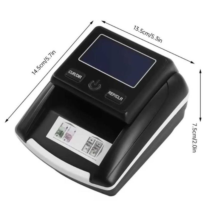 Дигитален детектор за банкноти с UV защита – EUR / USD