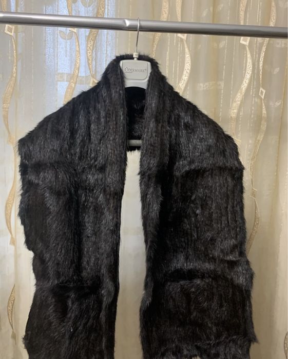 Норковый платок с карманами