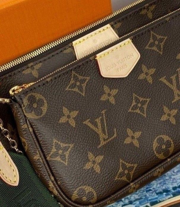 Geanta 3 în 1 Louis Vuitton/duper model, saculet, etichetă