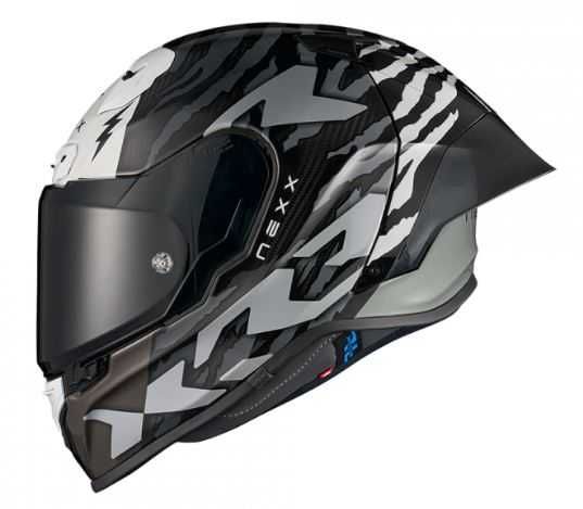 мото Каска NEXX X.R3R ZIGER BLACK/GREY мотор