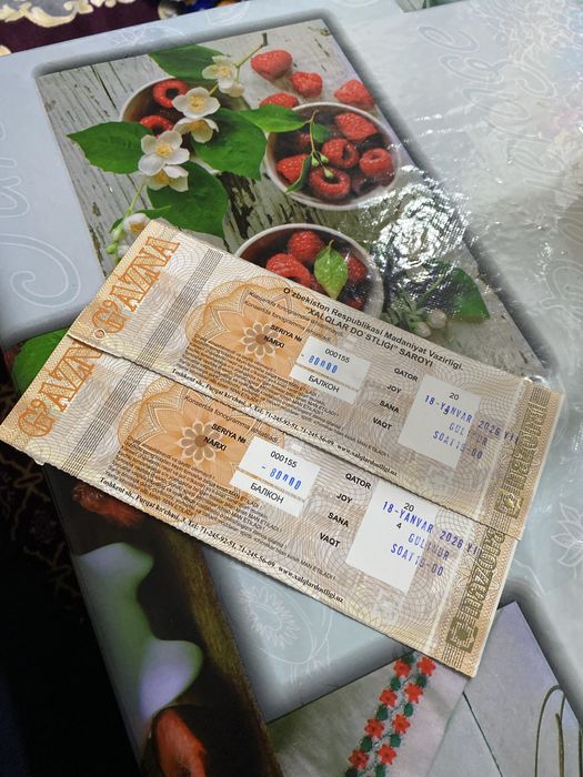 Gulinur kansertiga bilet bor balkondan