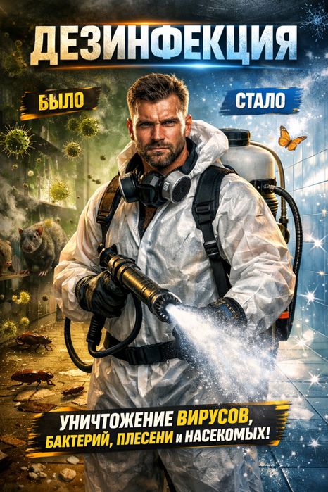 Дезинфекция, Обработка