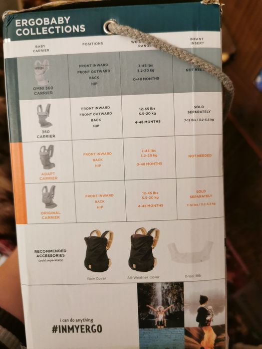 Ергономична раница Ergobaby all in one