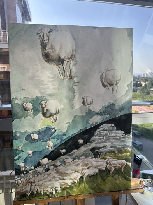 Картина на холсте  (75/55)