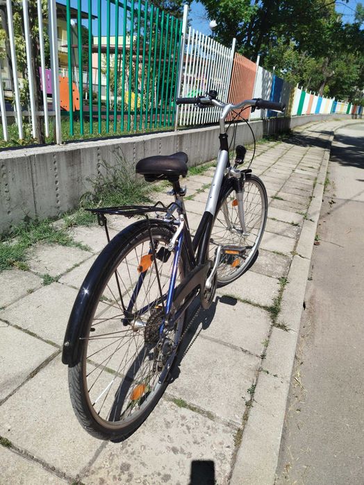 Градски Алуминиев Немски NSU 28цола Най Удобната рамка Осветление 21скорости