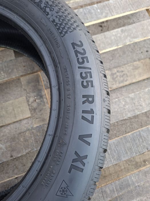 1бр. Почти Нова 225 55 17 Continental
